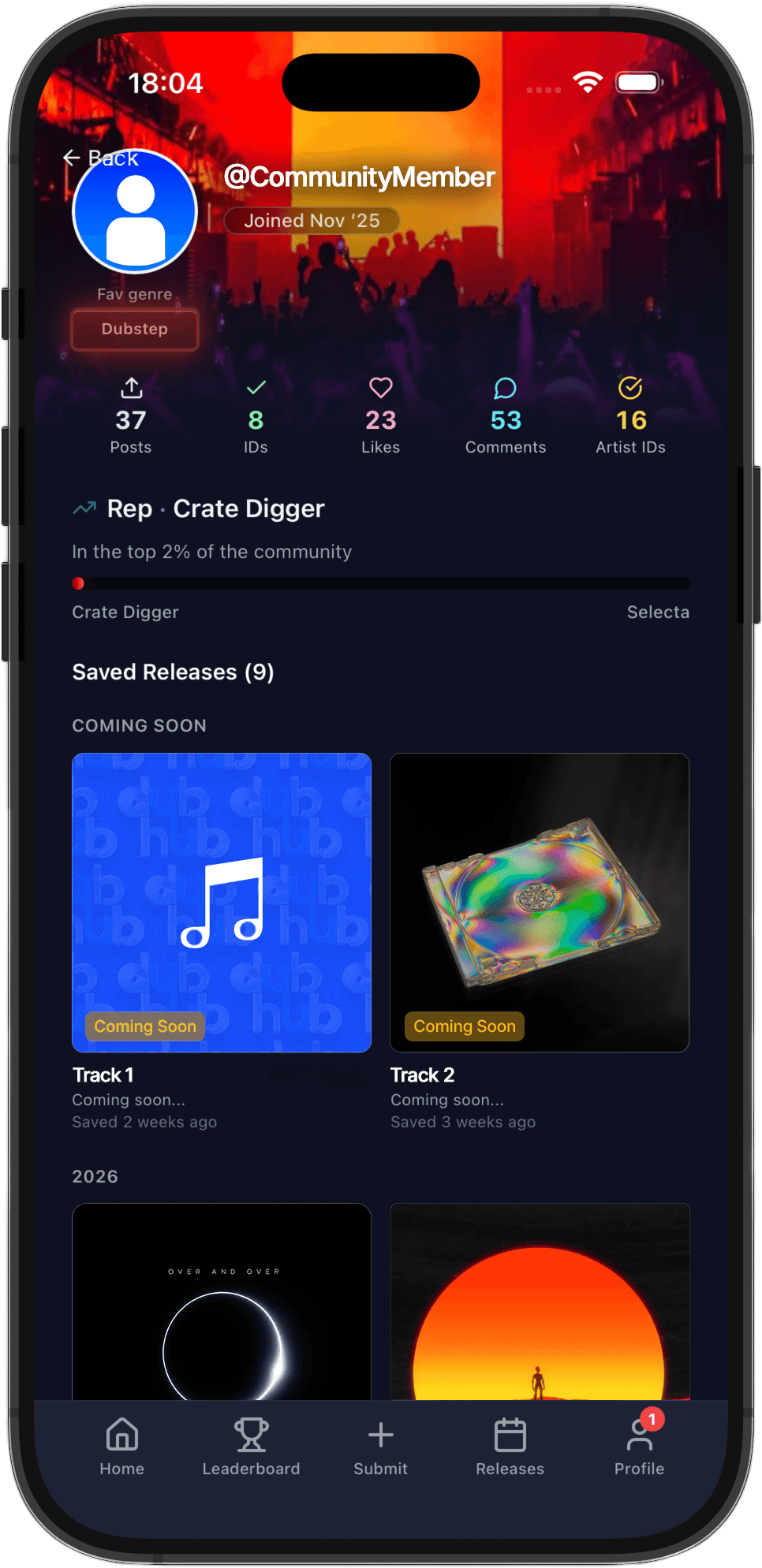 Community identifier profile on dub hub — reputation, rewards, and recognition for correct IDs